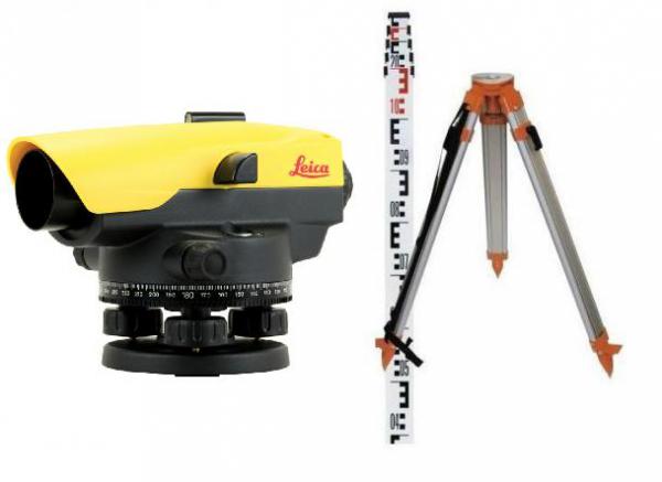 Nivelační přístroj sada Leica NA 532 (stativ, lať)