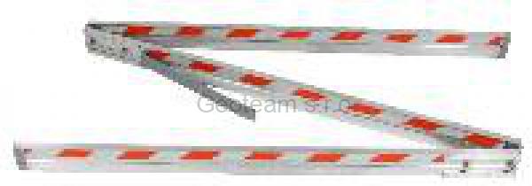 Lať hliníková kontrolní 5 m / 1,25 m