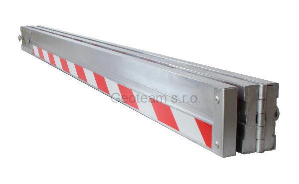 Lať hliníková kontrolní 5 m / 1,25 m