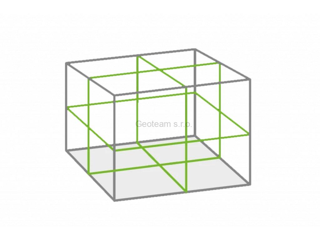 SOLA - Plano 3D Green professional + přijímač + rozpěrná tyč se stativem + lať