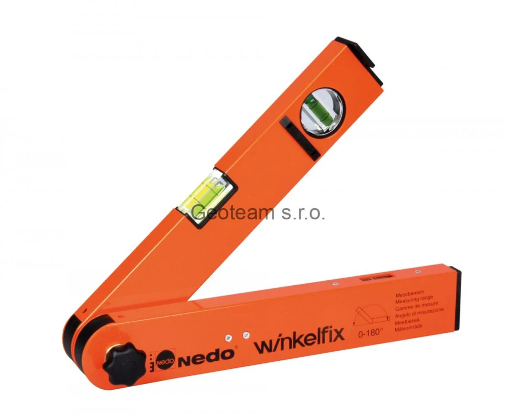 Úhloměr analogový Nedo Winkelfix Shorty - 30cm