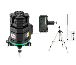 Křížový laser ADA 6D Servoliner Green + přijímač + lať + stativ