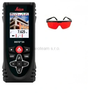 Laserový dálkoměr Leica Disto X4 + brýle