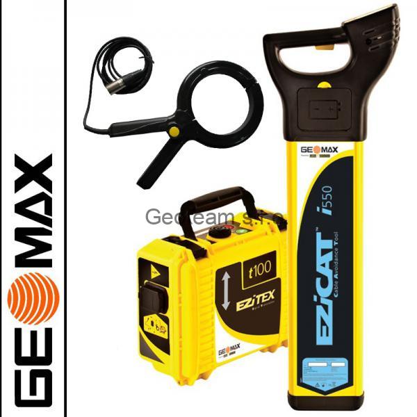Vyhledávač vedení Geomax Ezicat i550 + generátor + kleště