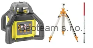 Rotační laser FKD FRE-203XR + stativ s klikou + lať