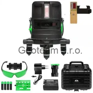 Křížový laser ADA ProLiner 4V Green + přijímač - zelený paprsek