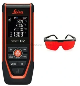 Laserový dálkoměr Leica Disto D2-2 + brýle