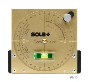 SOLA - NAM 13 - Vodováha se sklonoměrem 14,5cm