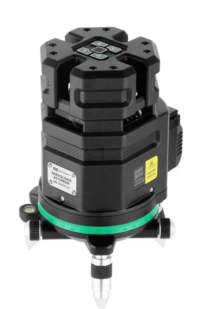 Křížový laser ADA 6D Servoliner Green + přijímač + lať + stativ