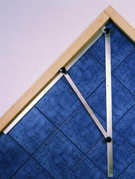 Úhelník Hedü 45° a 90° - délka 100cm - G210