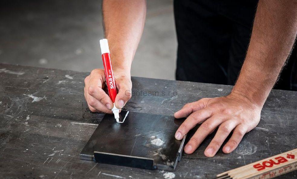 SOLA - IMW - permanentní značkovač - bílý