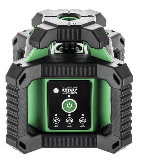 Rotační laser ADA Rotary 400 HVG - zelený paprsek - sada s příjímačem pro zemní stroje a stativ