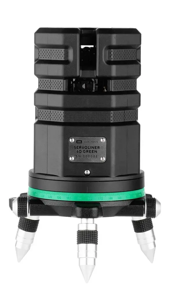 Křížový laser ADA 6D Servoliner Green + přijímač + lať + stativ