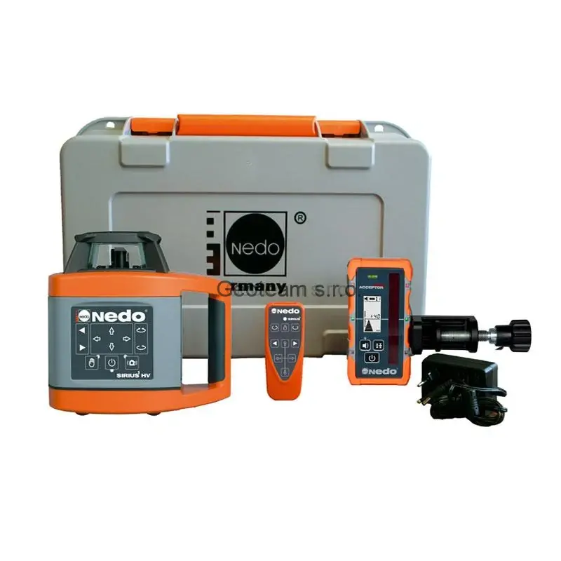 Rotační laser Nedo Sirius HV + Eco stativ s klikou a lať 