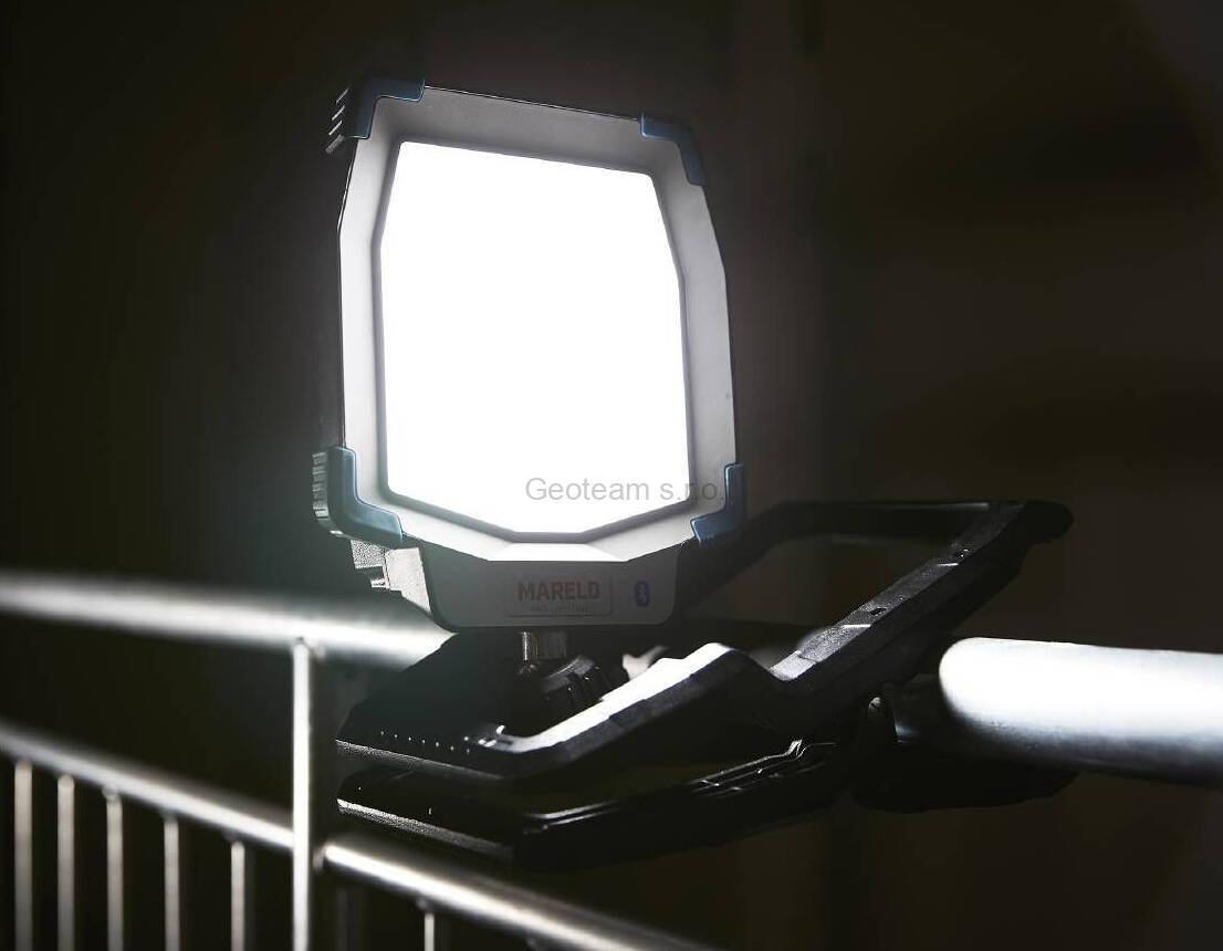 Pracovní lampa Mareld Shiny 5000 RE APP + batoh