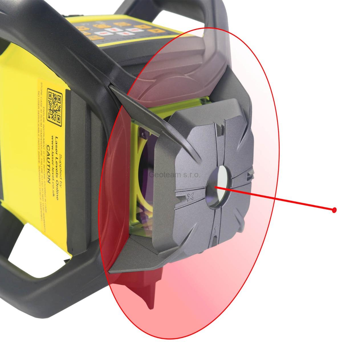 Rotační laser FKD FRE-203XTR sklonový + příjímač pro zemní stroje a stativ 