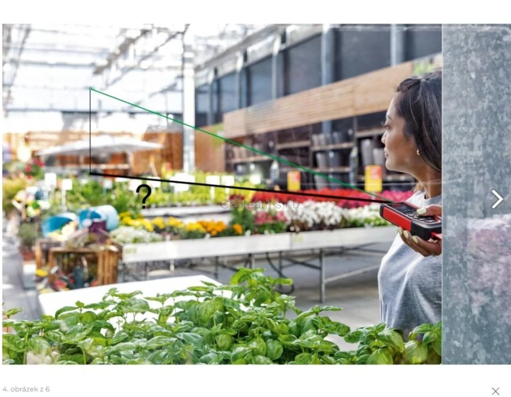 Laserový dálkoměr Leica Disto D2G + brýle a terčík - zelený paprsek 